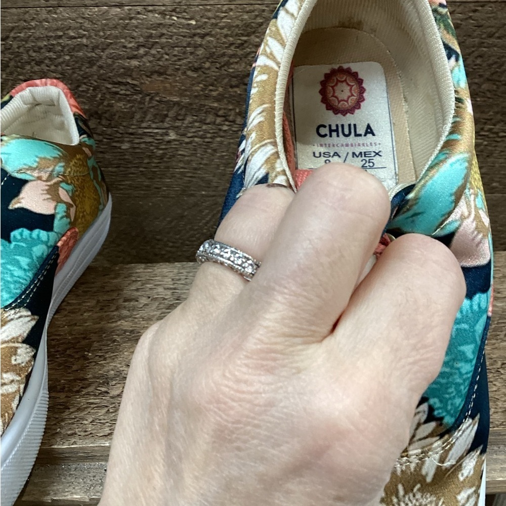 🌼 CHULA Floral Canvas Sneakers — Size 8 (USA) / 25 (MEX) - Picture 9 of 9